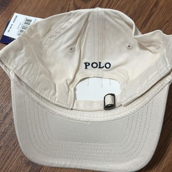 Polo Ralph Lauren Big Pony White Cap 3 Logo | NWT Baseball Cap|Classic Polo Hat - Picture 2 of 3